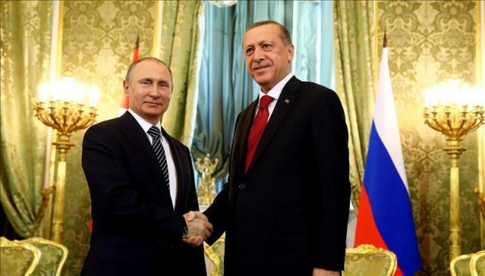 ФОТО: В.Путин, Р.Т.Эрдоган  нар уулзлаа
